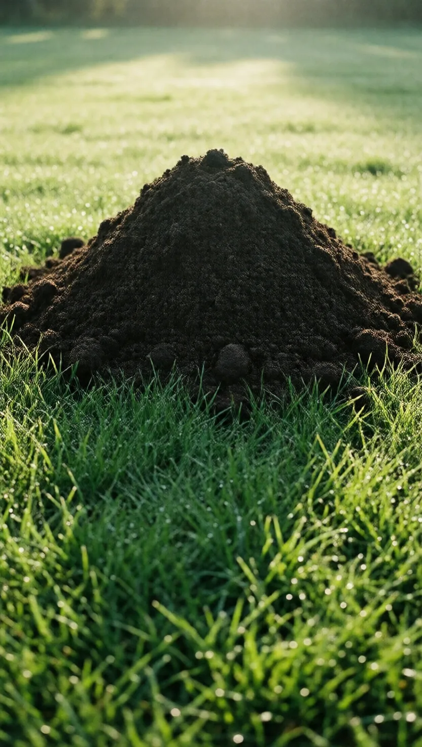 A molehill is just the spoil heap