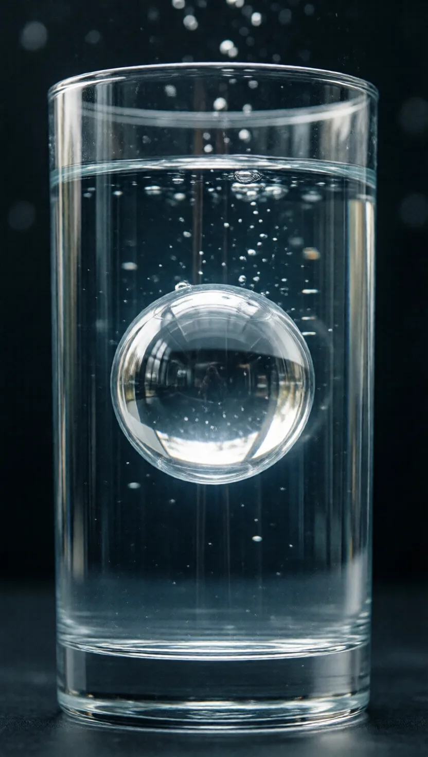 There are bubbles that sink instead of float