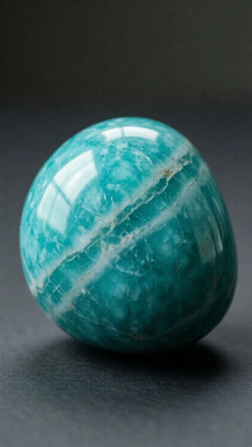 This blue-green gem owes its colour to lead