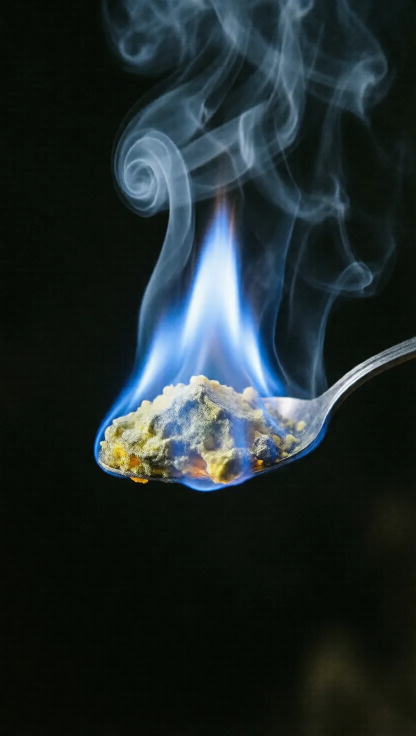 Brimstone means burning stone, and it burns blue