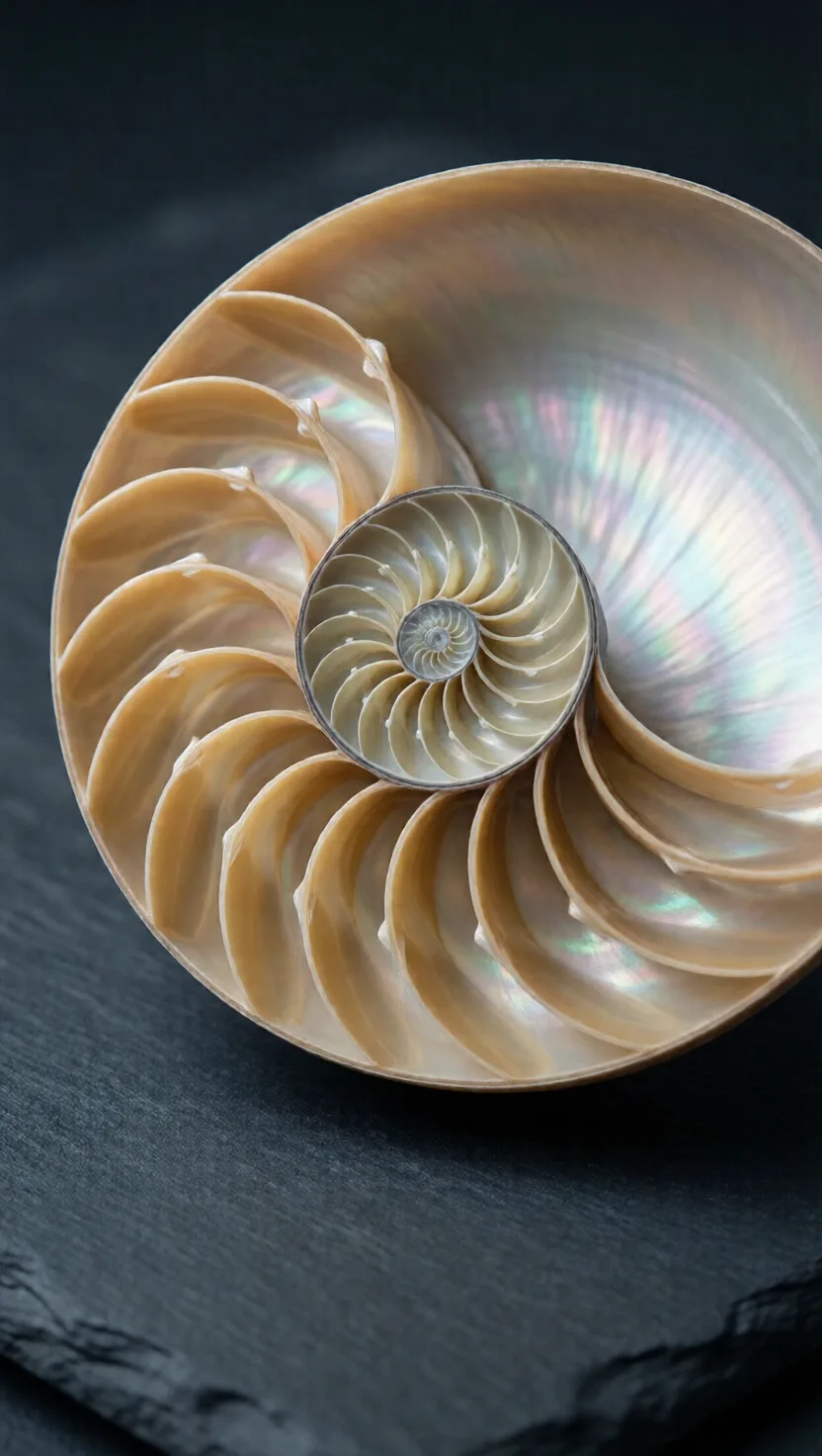 Un nautilo sube y baja como un submarino