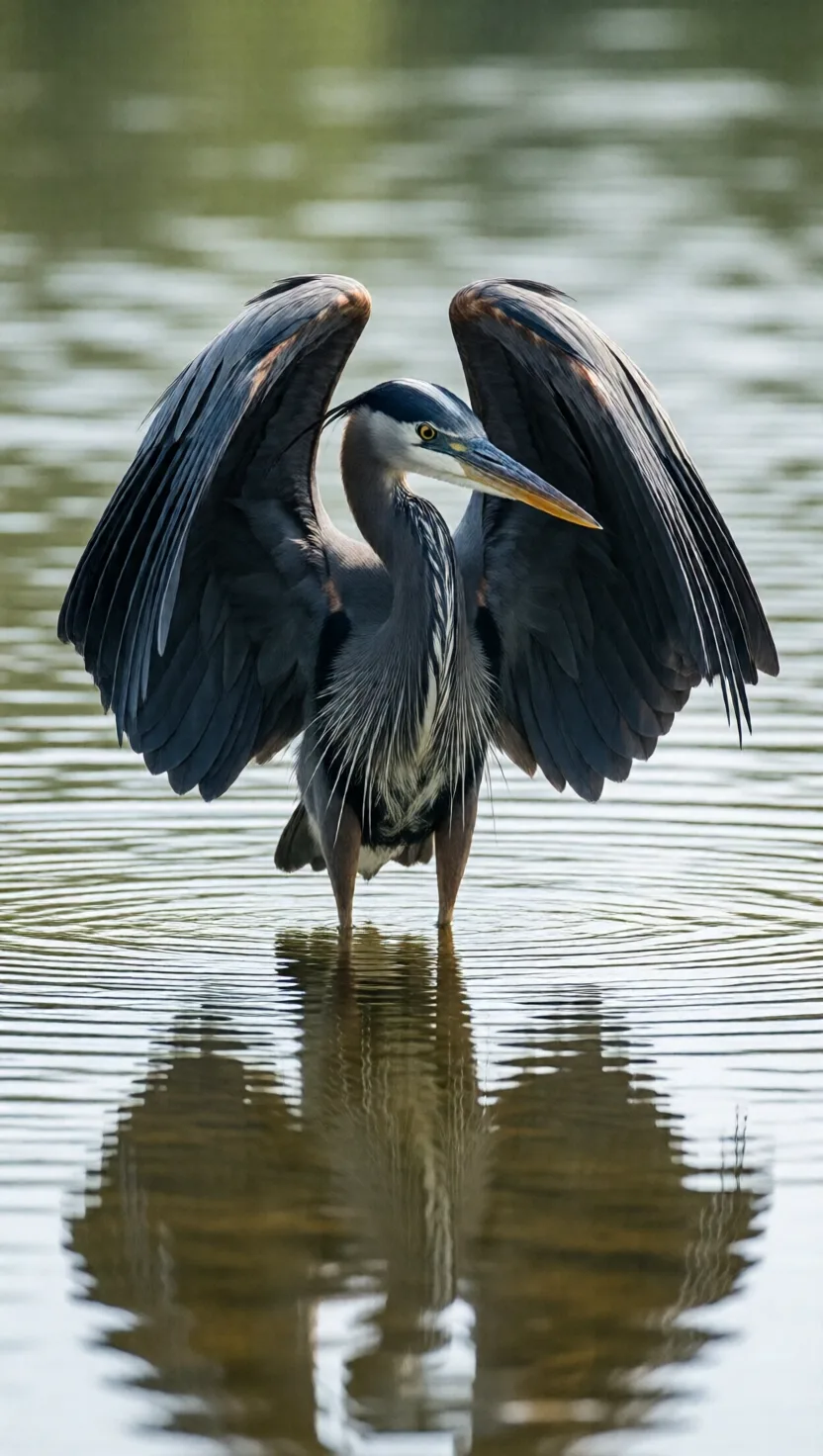 Eight things herons and egrets do in the shallows. 8 cards.
