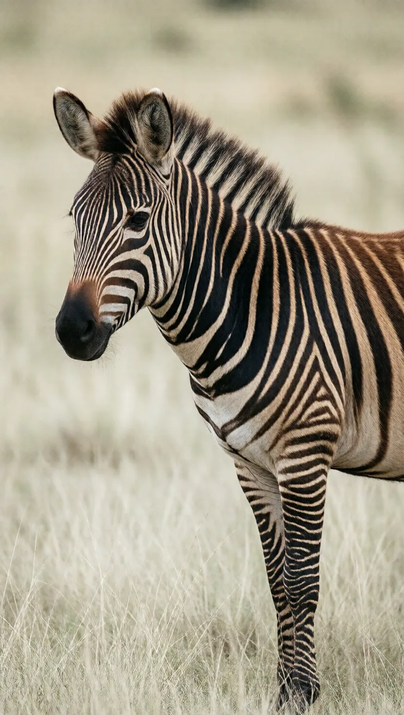 The quagga was a zebra striped only at the front