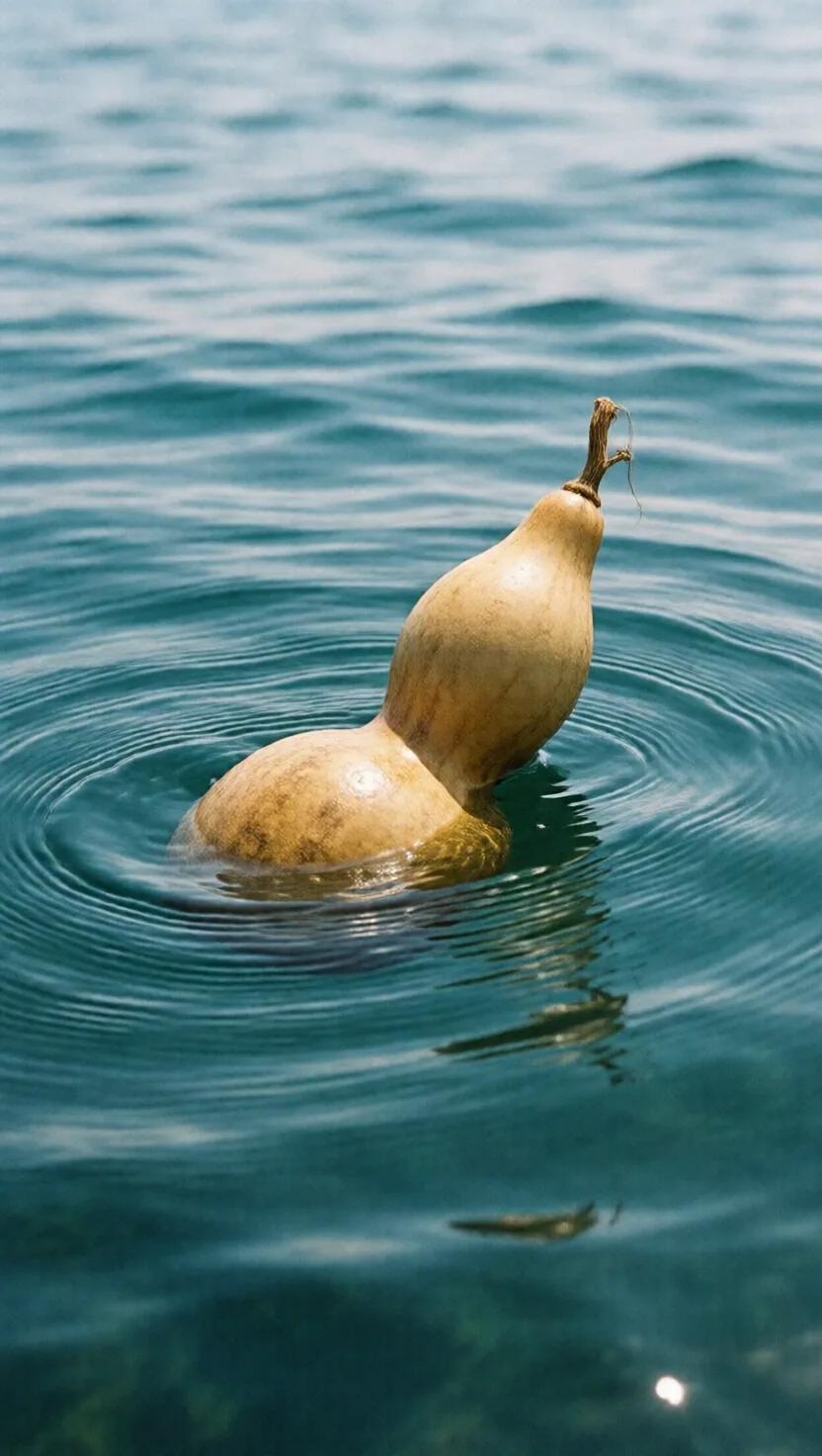 Bottle gourds sailed the oceans on their own seeds