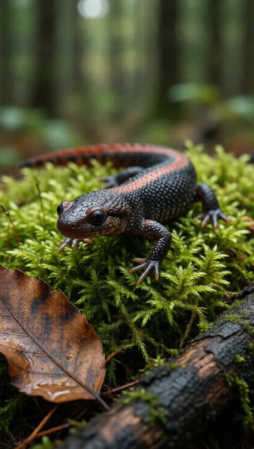 Most salamanders breathe with no lungs at all