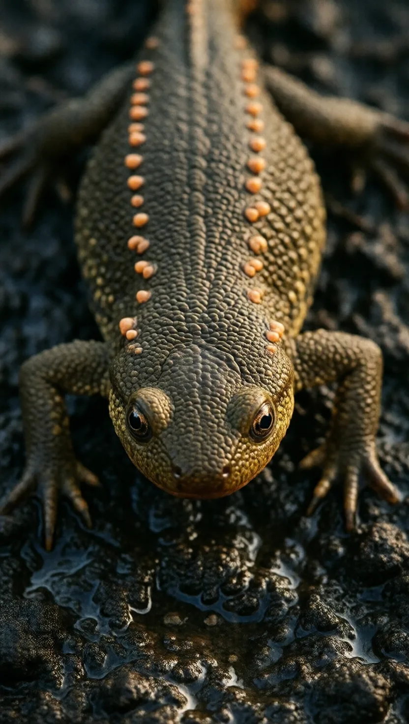 The ribbed newt stabs poison out through its own skin