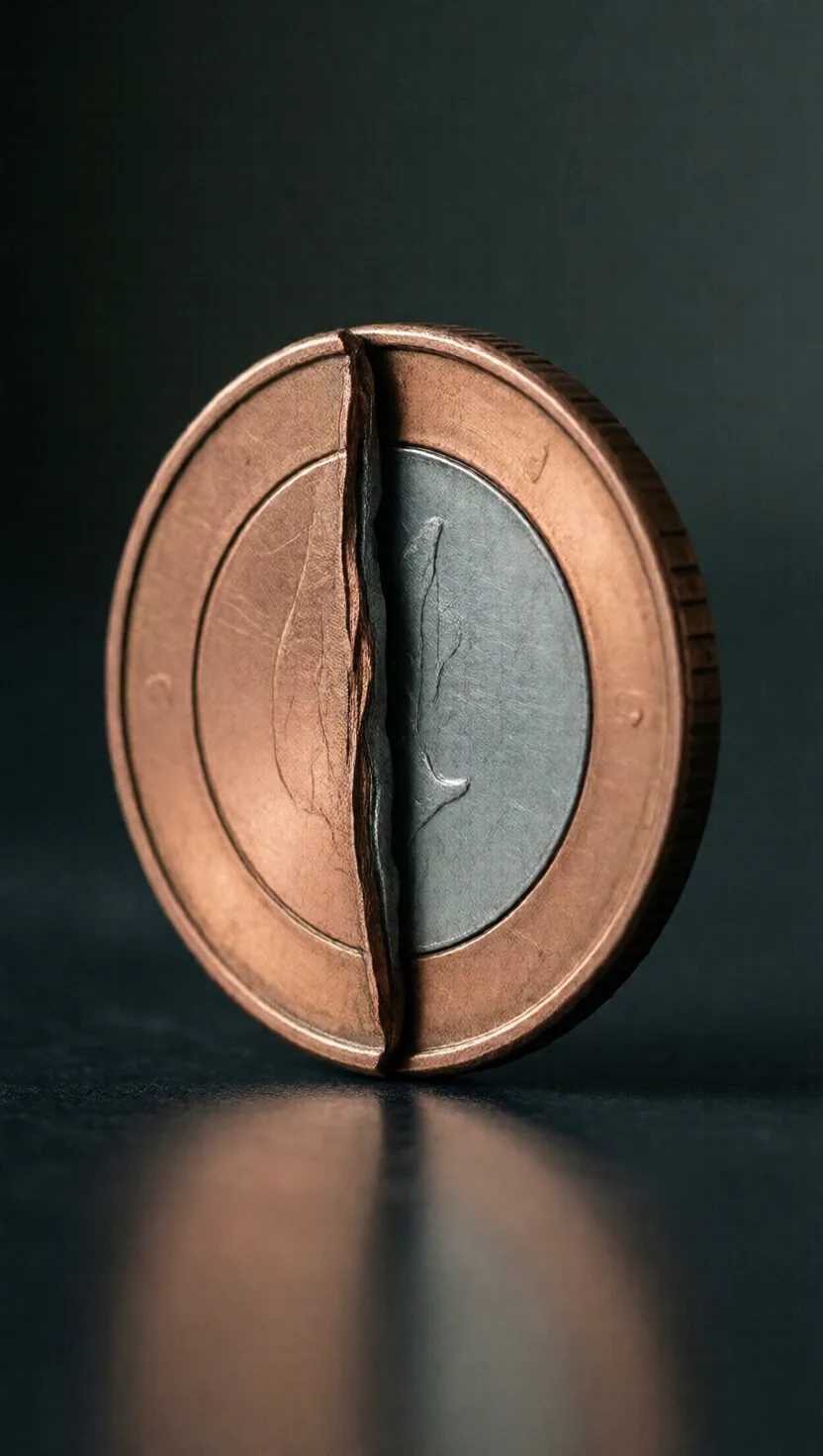 A modern one-cent coin is mostly zinc, not copper