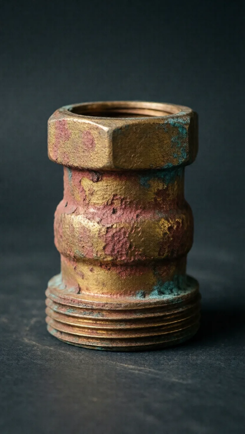 Seawater can rot brass into a crumbling copper sponge