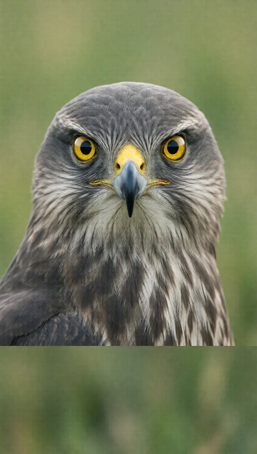 A northern harrier hunts by ear with an owl-like face