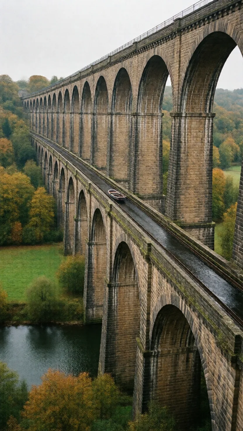 This canal in the sky was sealed with ox blood