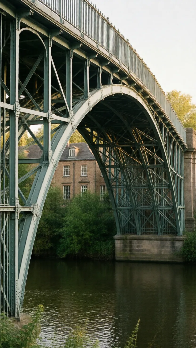 The first iron bridge was put together like furniture