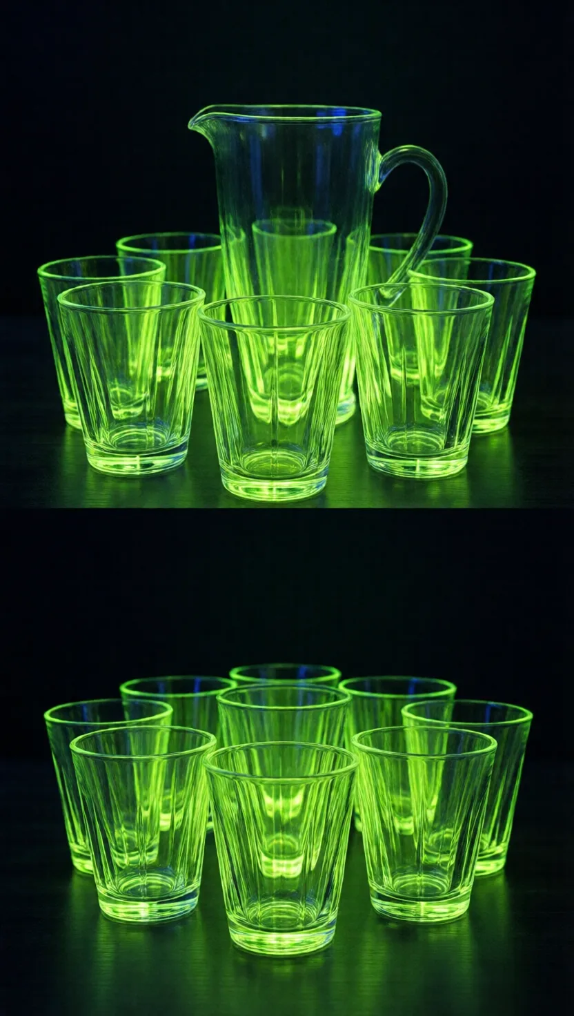 Eight strange secrets of glass, natural and made. 8 cards.