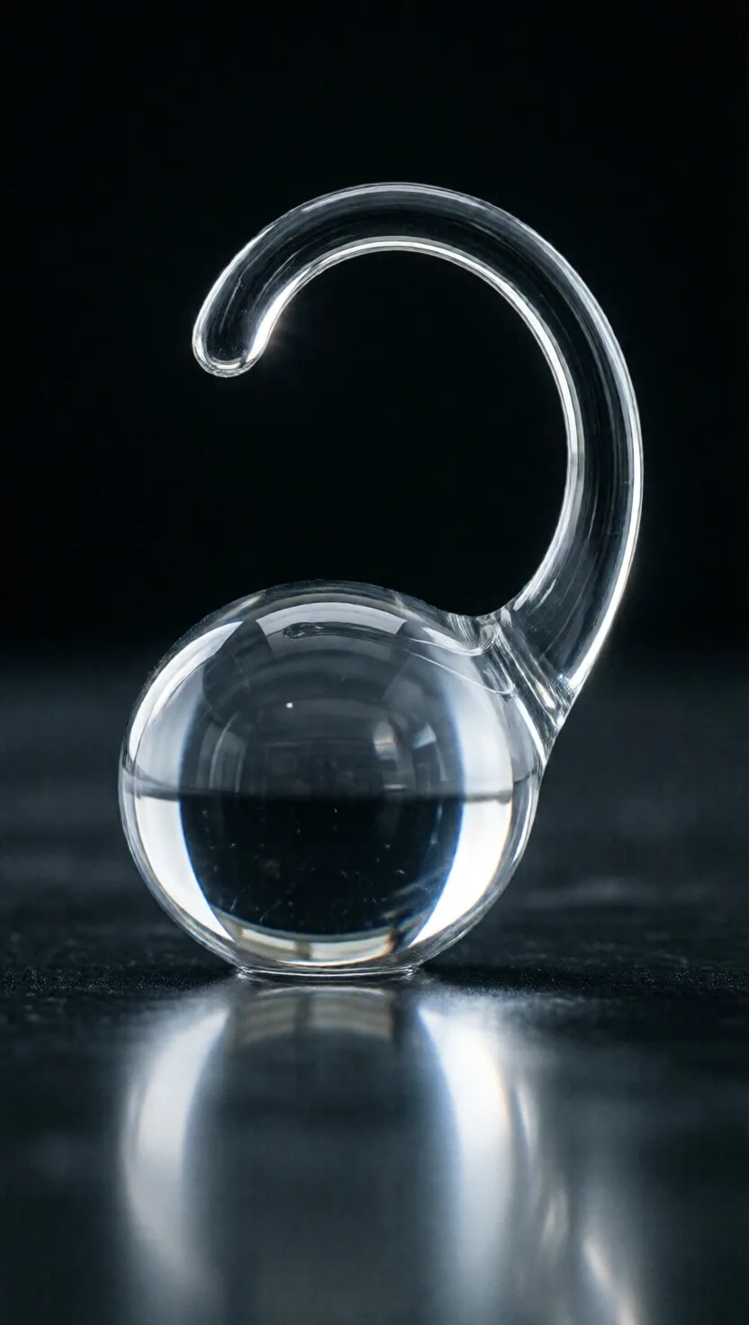 Hammer this glass drop, then snap its tail