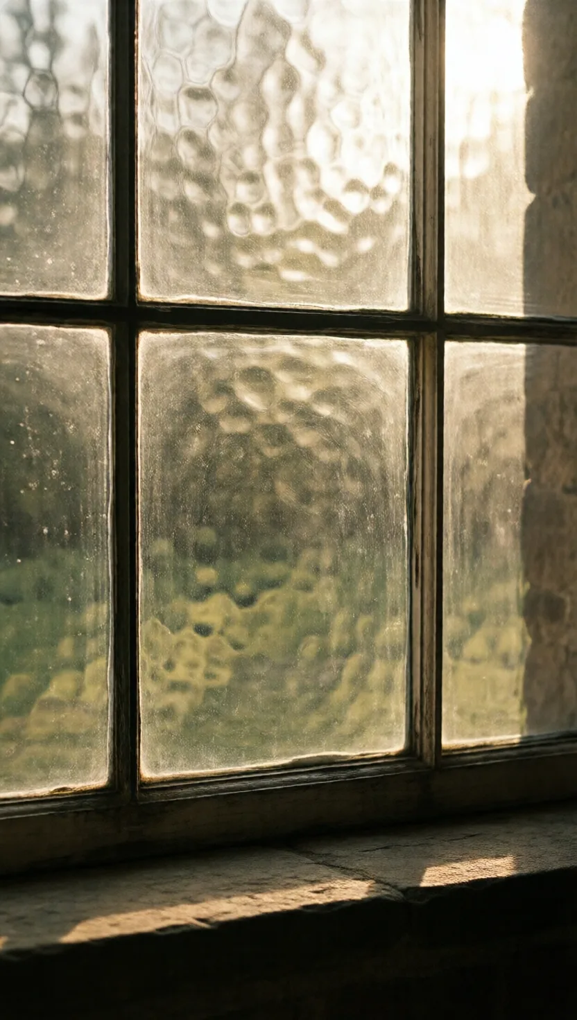 No, old cathedral glass is not slowly flowing