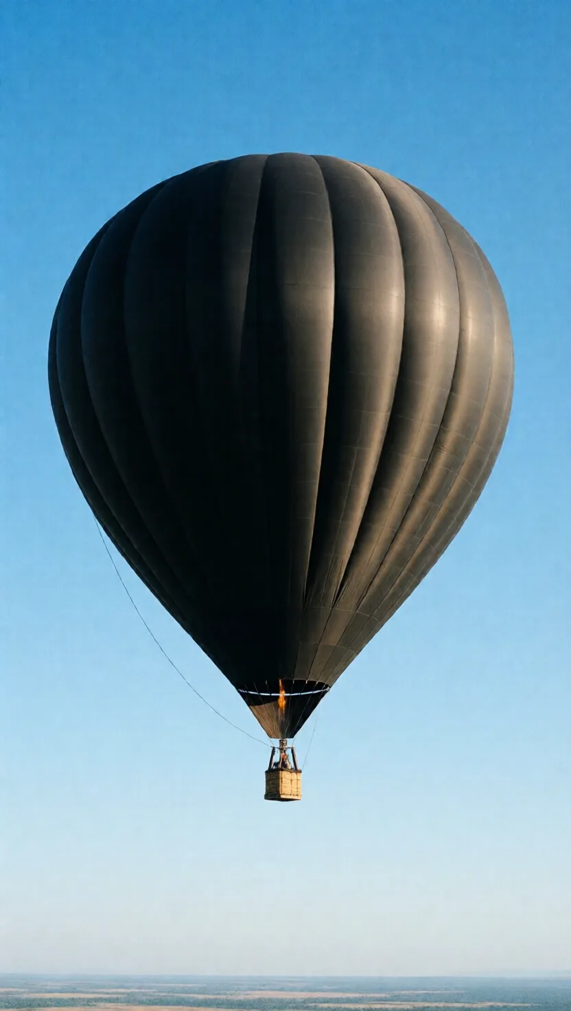 Este globo vuela con luz solar, sin una sola llama a bordo