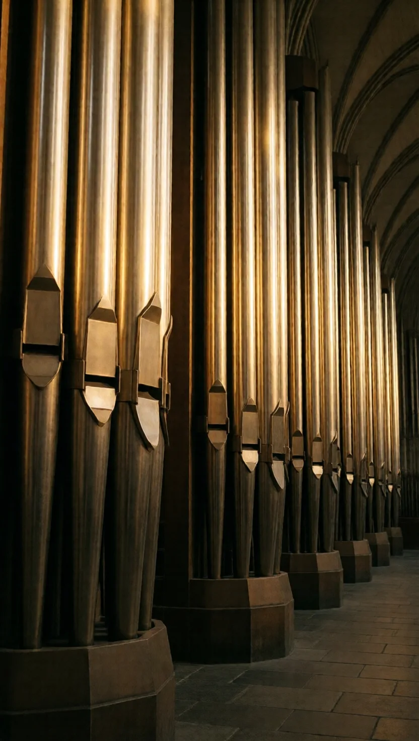 An organ's deepest pipe is felt, not heard