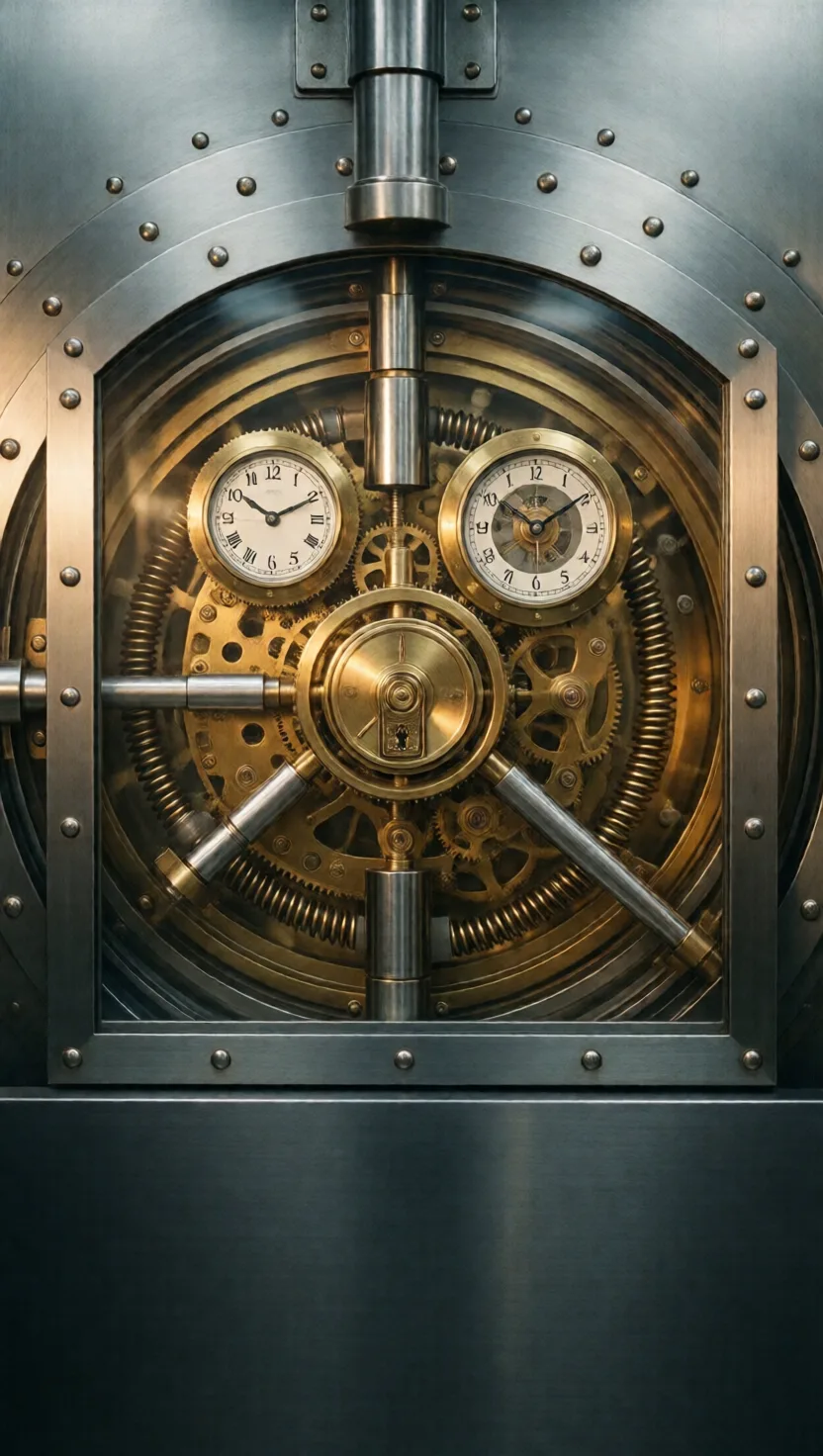 This vault won't open for its own owner till morning