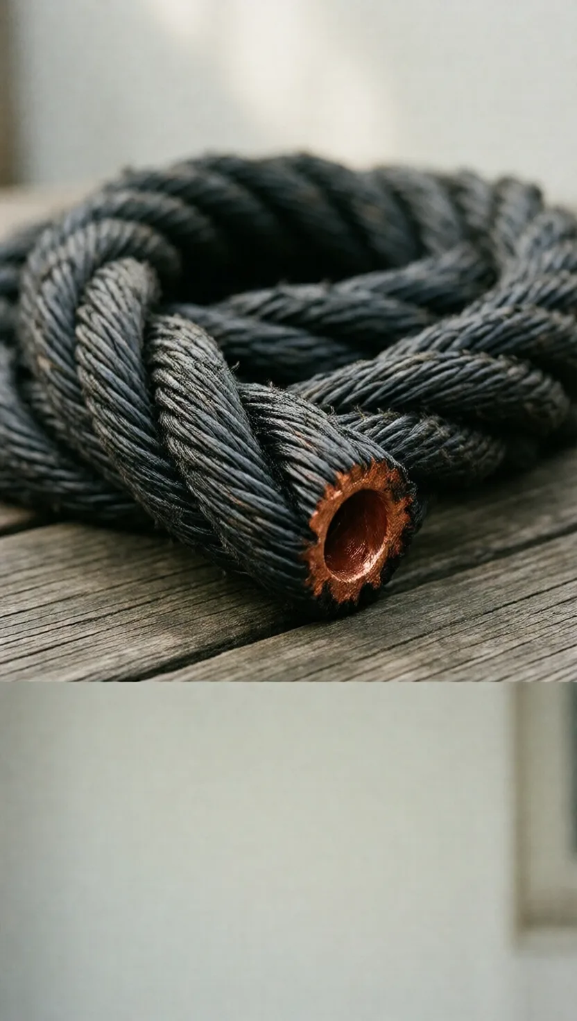 The first ocean cable was wrapped in tree gum
