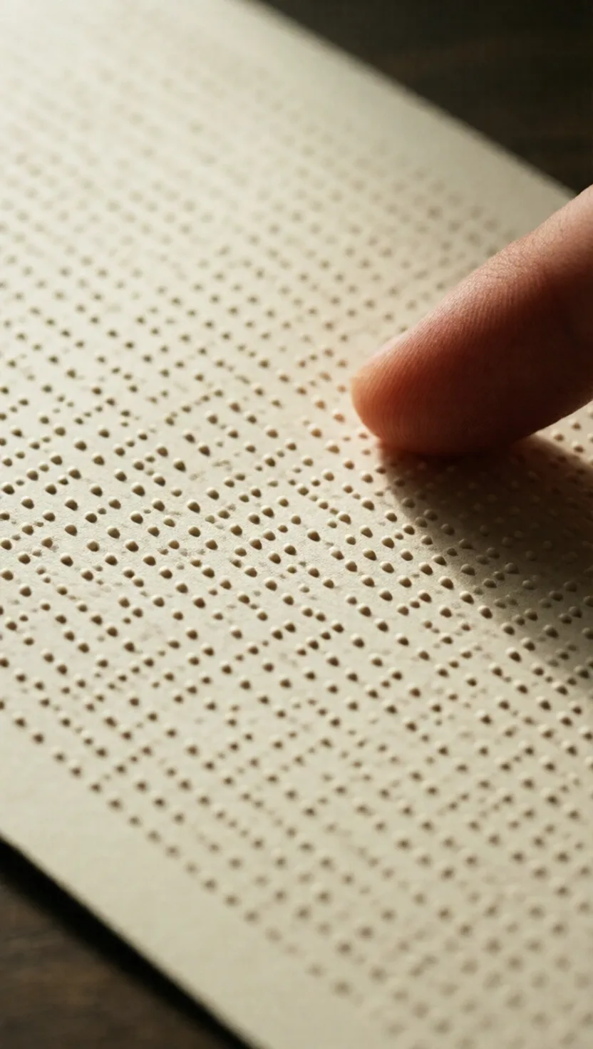 Braille began as a code for soldiers in the dark
