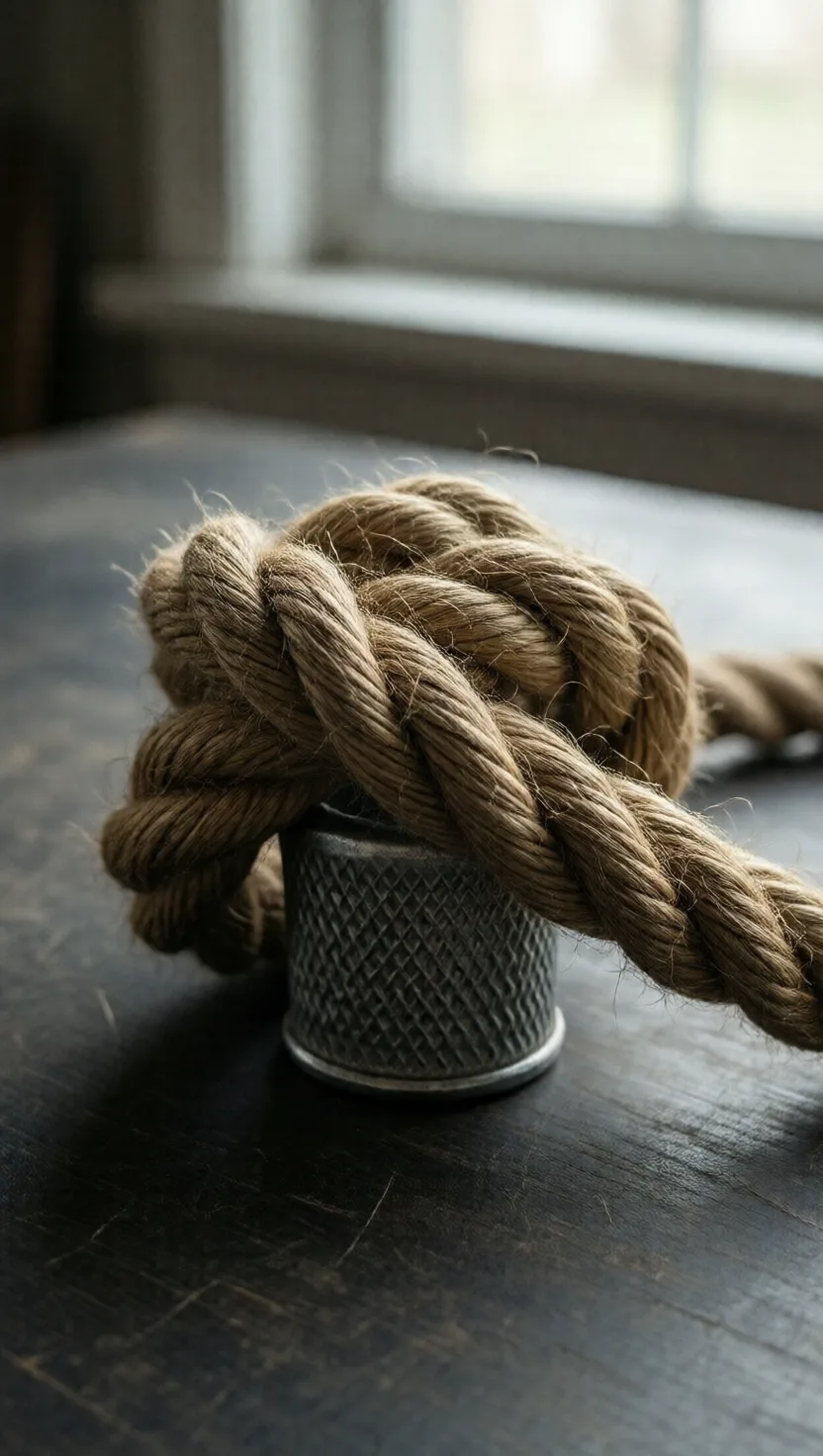 A knot costs half your rope's strength; a splice none