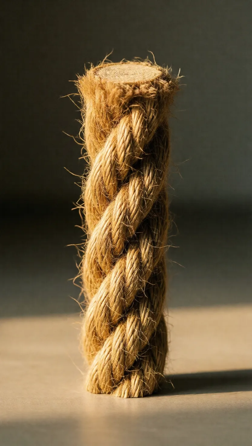 Rope holds because every layer twists the other way