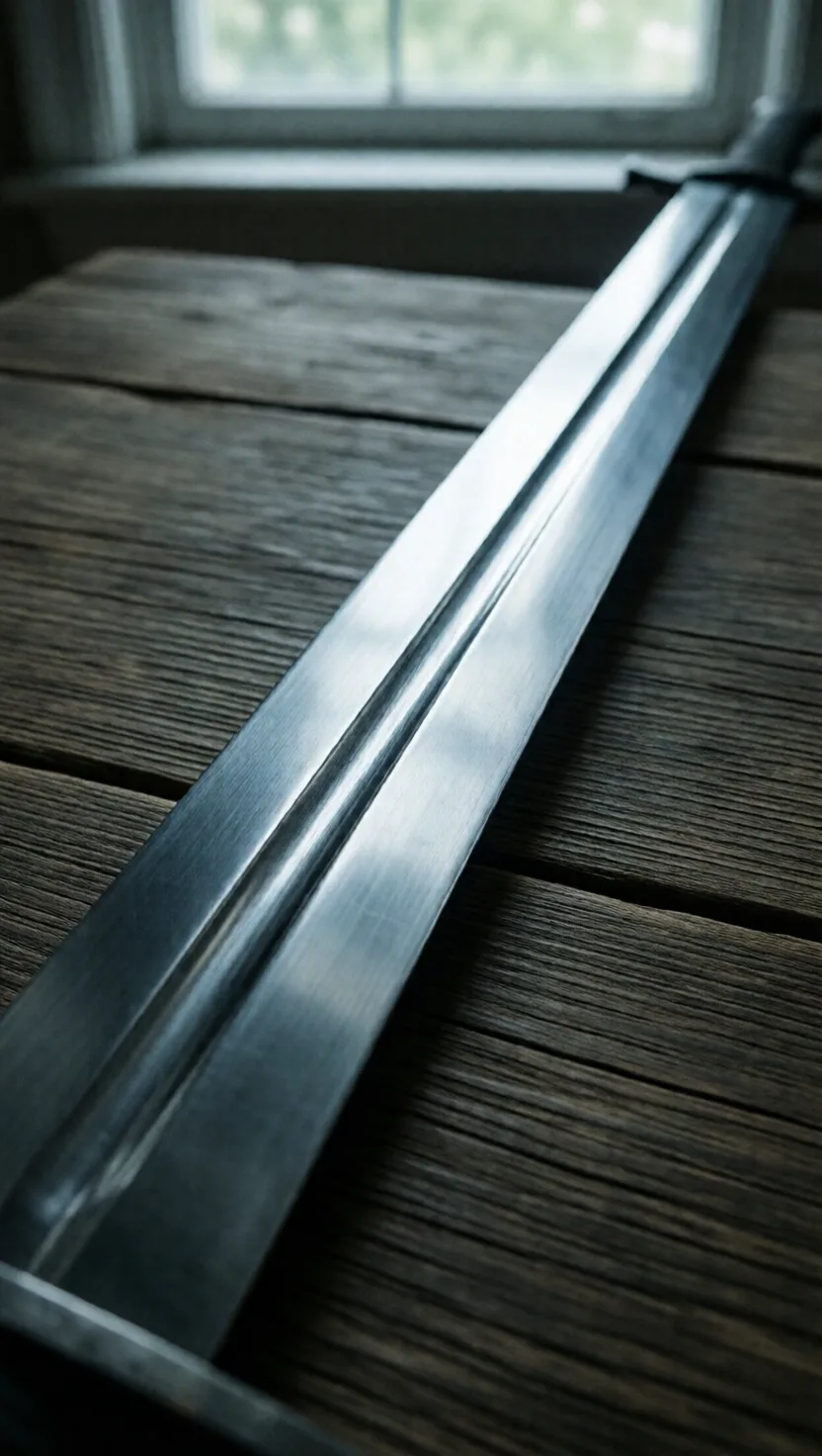 The sword's groove was never for blood