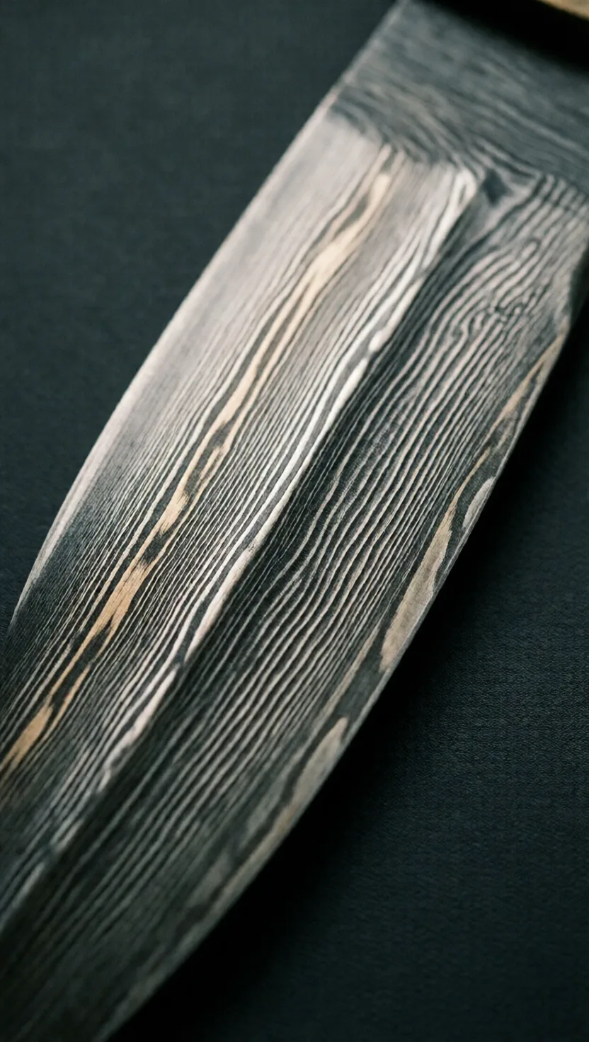 Damascus steel's swirl needs a trace of vanadium