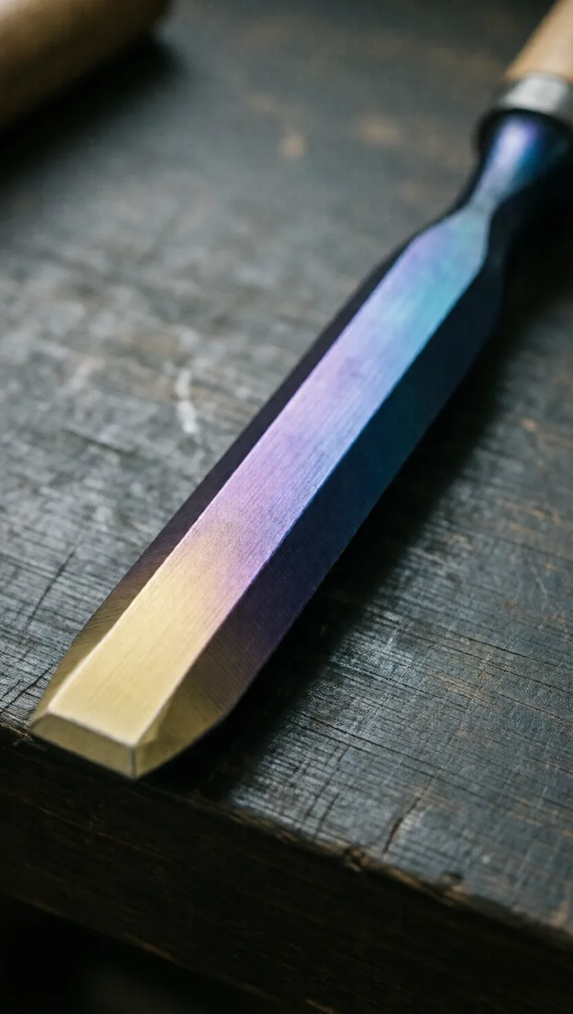 Steel changes colour to tell you its temper