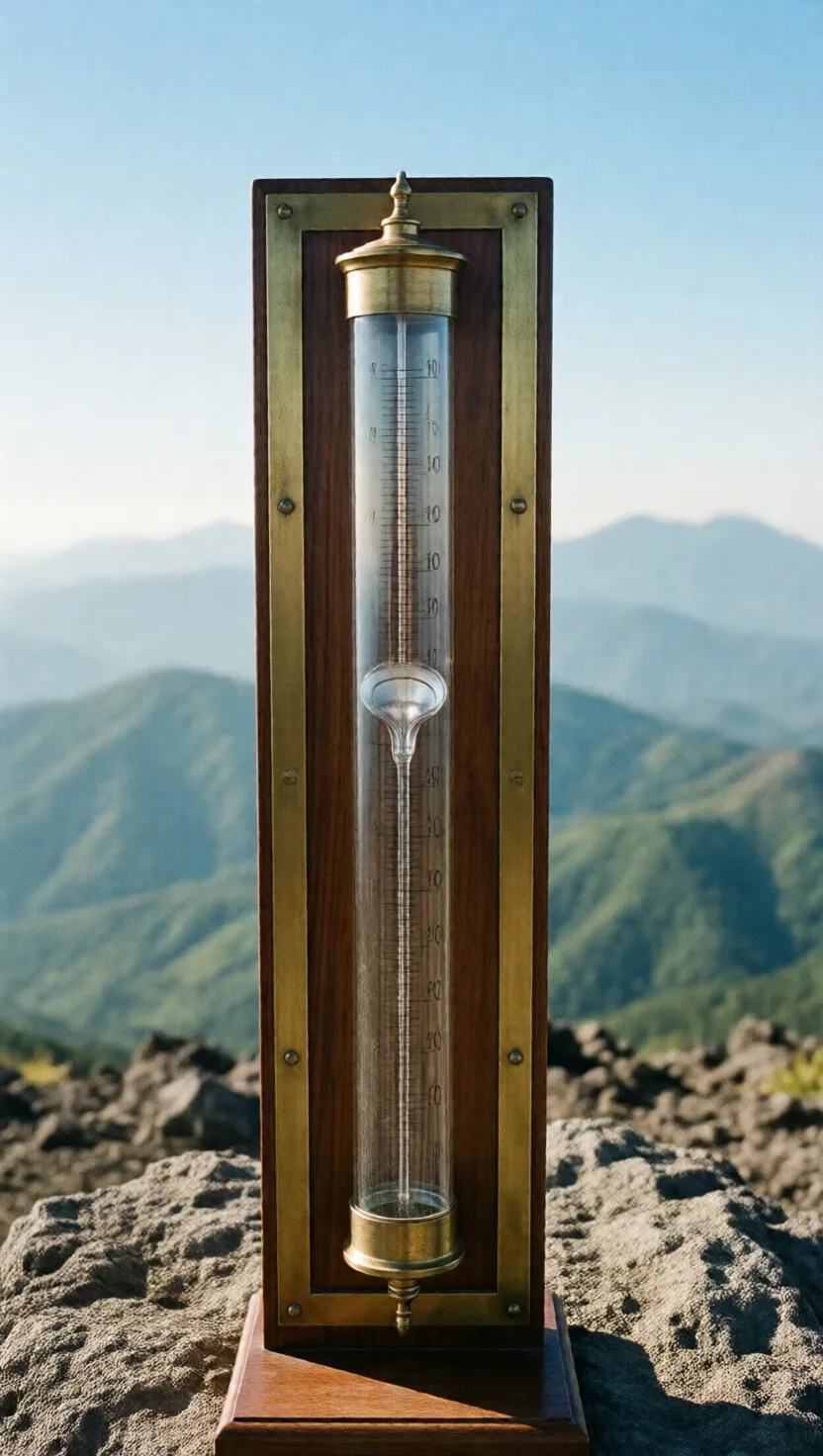 Un barómetro en un volcán probó que el aire pesa