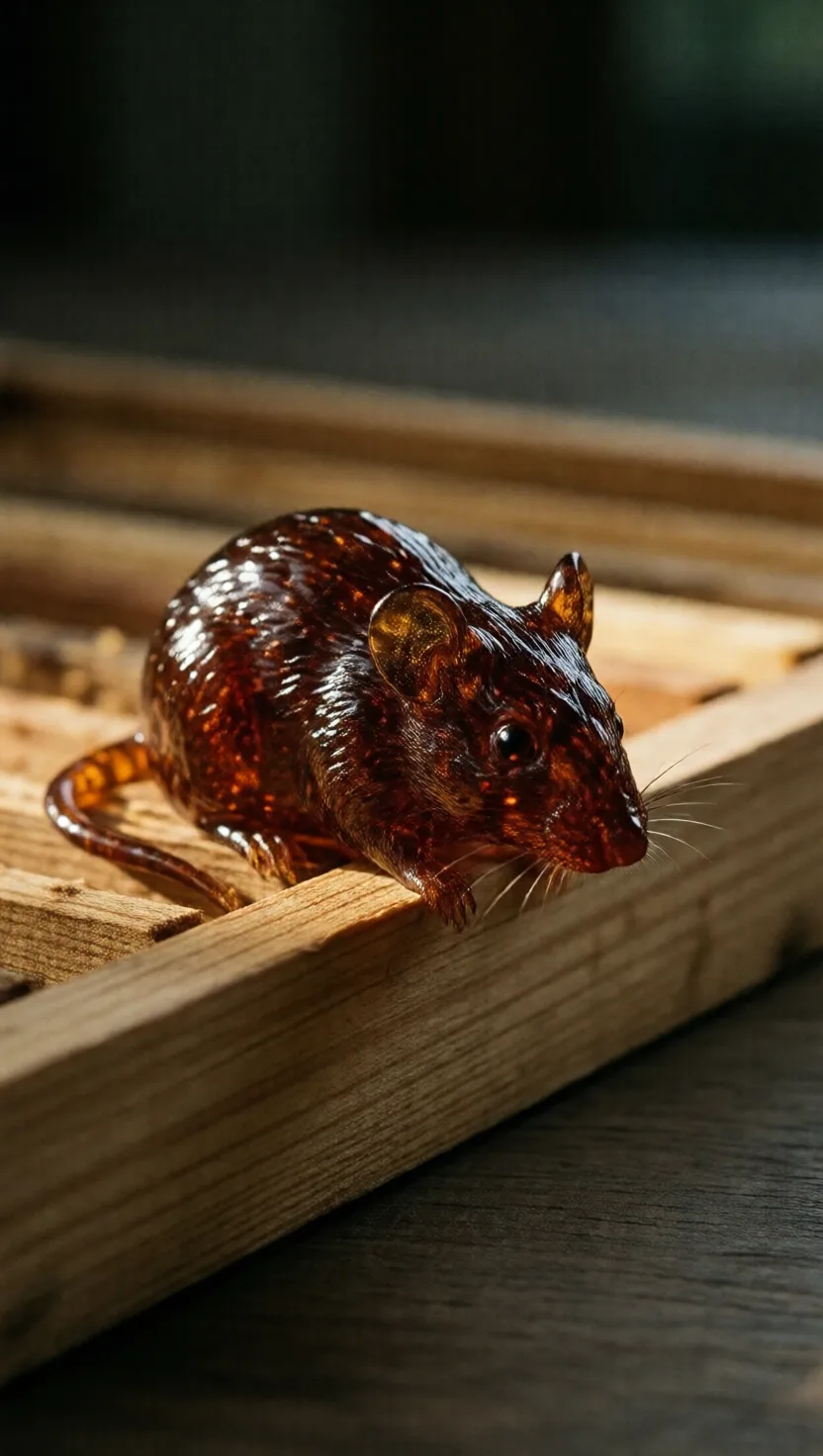 Bees mummify the mouse they can't carry out