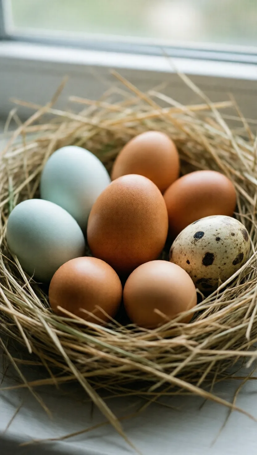 Todo el color de los huevos sale de solo dos pigmentos