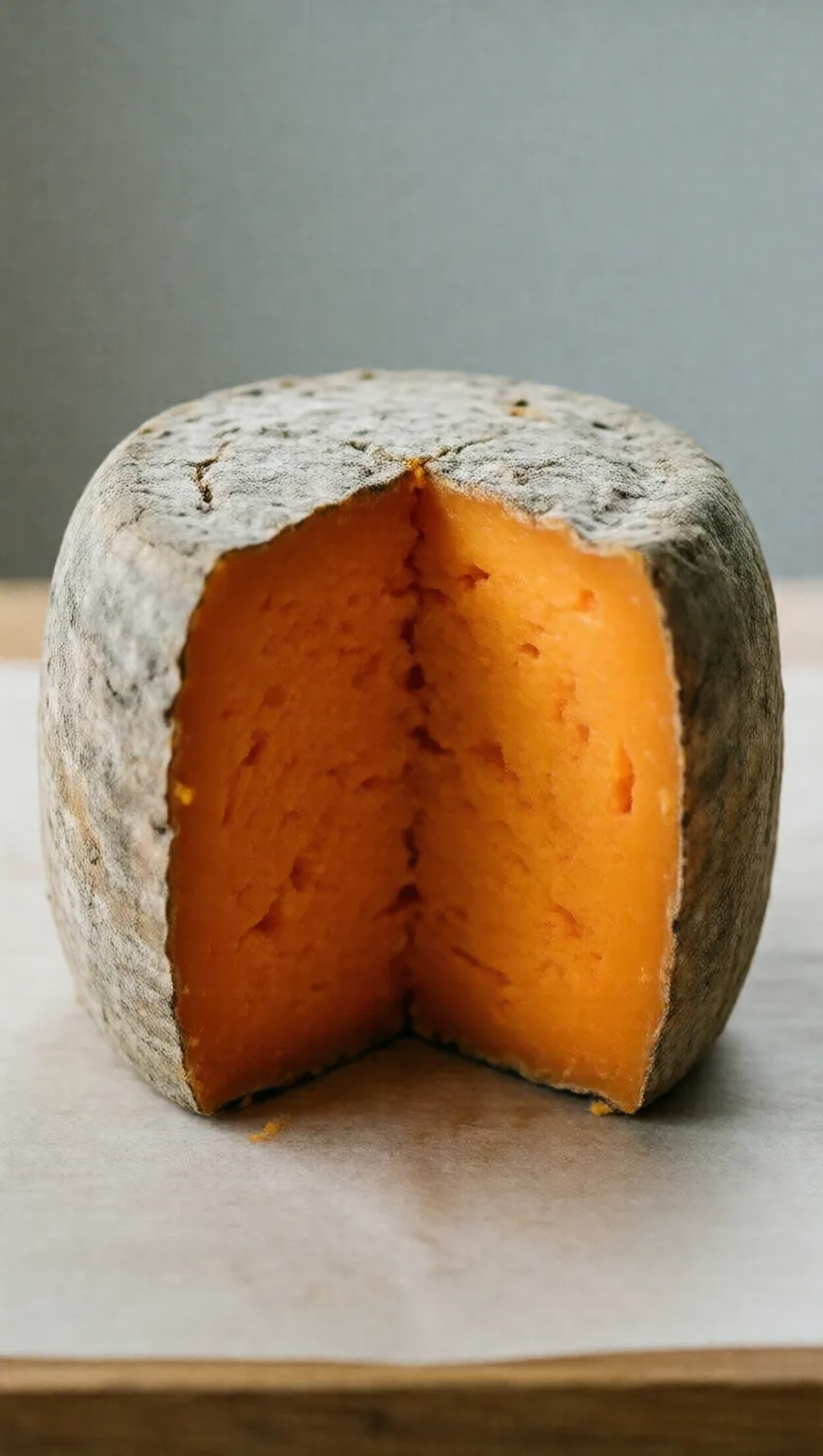 Living mites carve this cheese's cratered crust