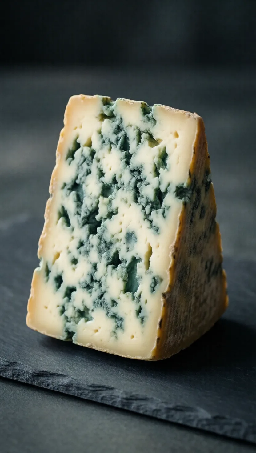 Blue cheese is stabbed so it can breathe in mold