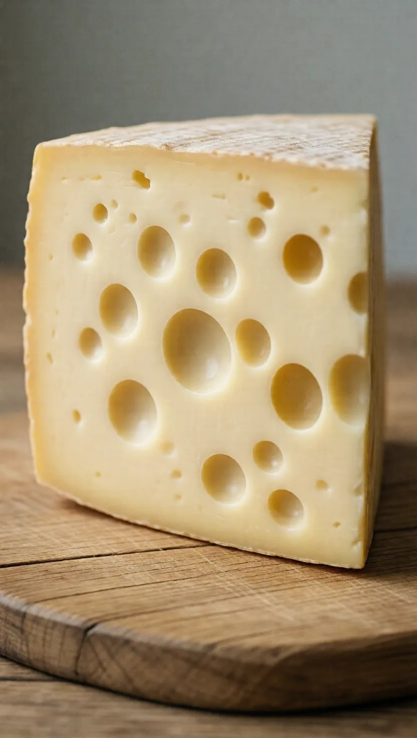 Swiss cheese holes come from specks of hay