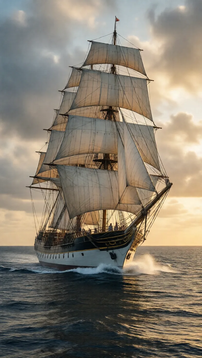 Sailing ships once raced across the world for tea