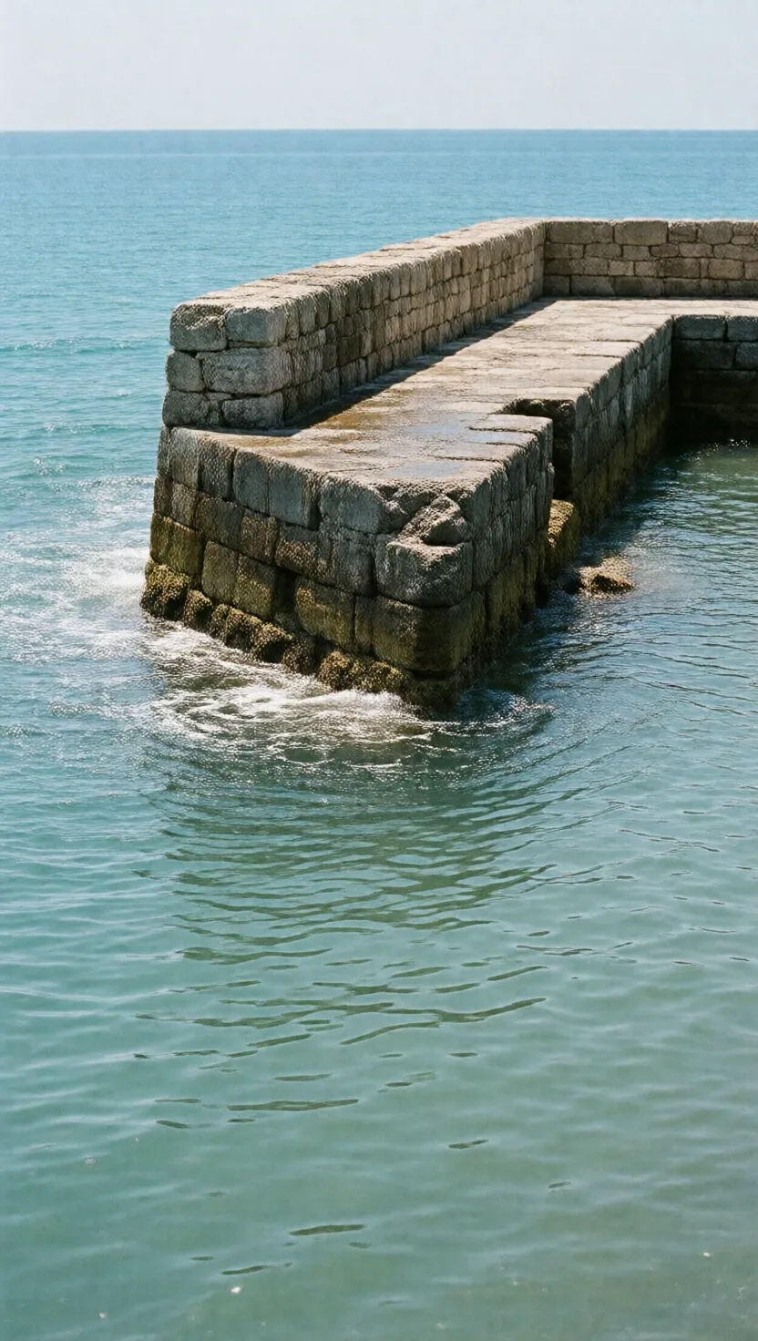 Seawater makes Roman piers stronger