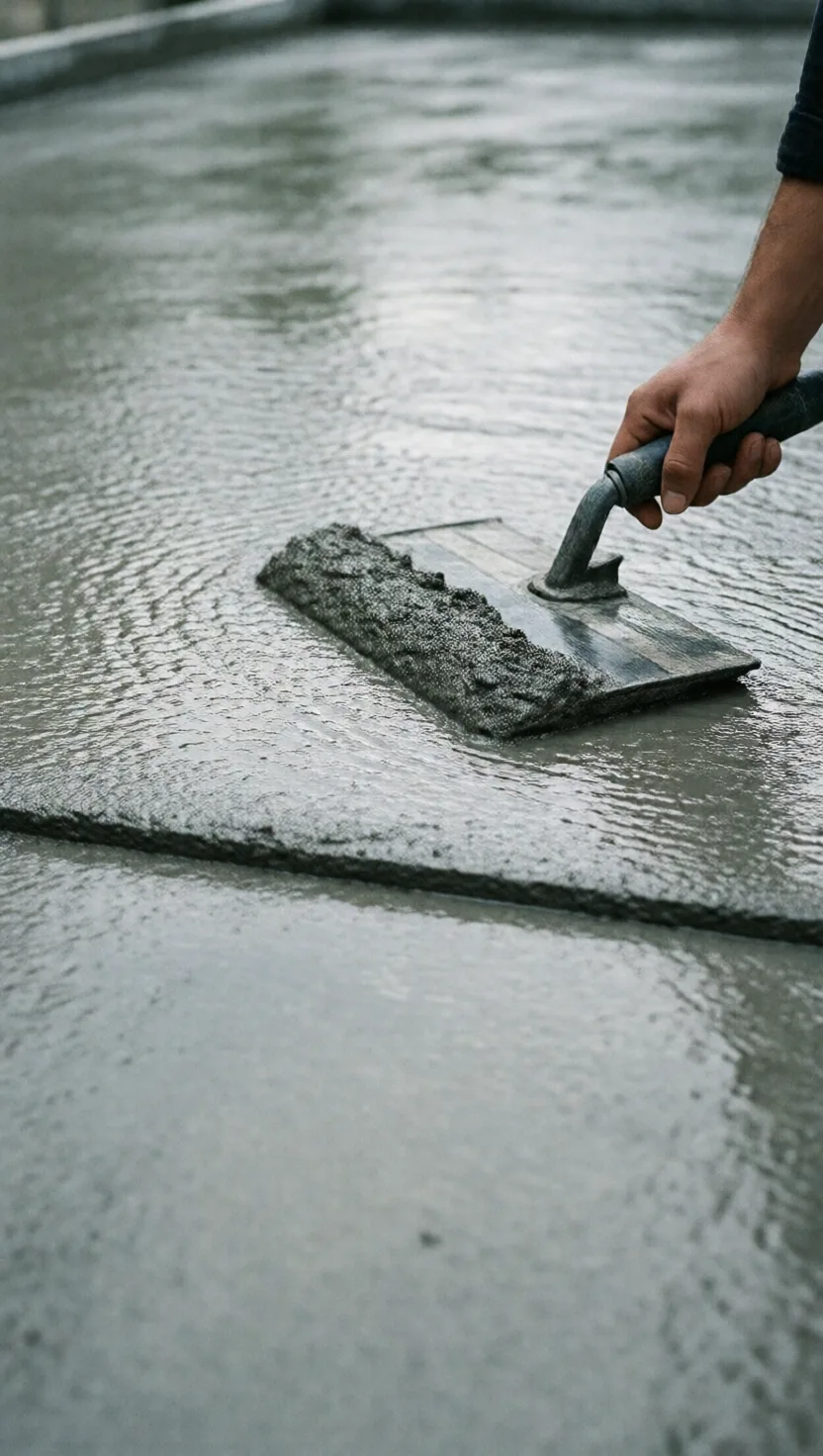 Concrete doesn't dry, it drinks
