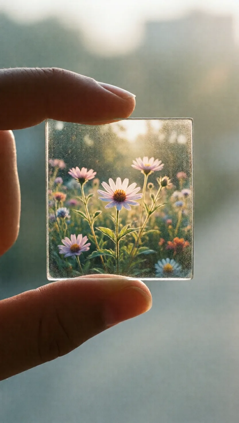 Early colour photos were filtered through potato starch