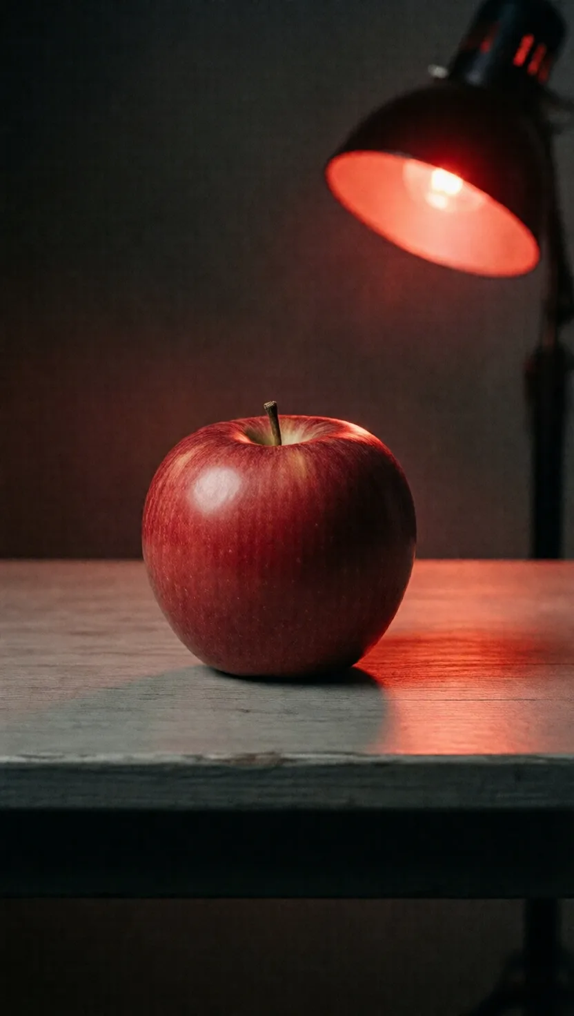 Old film was blind to red, so red things went black