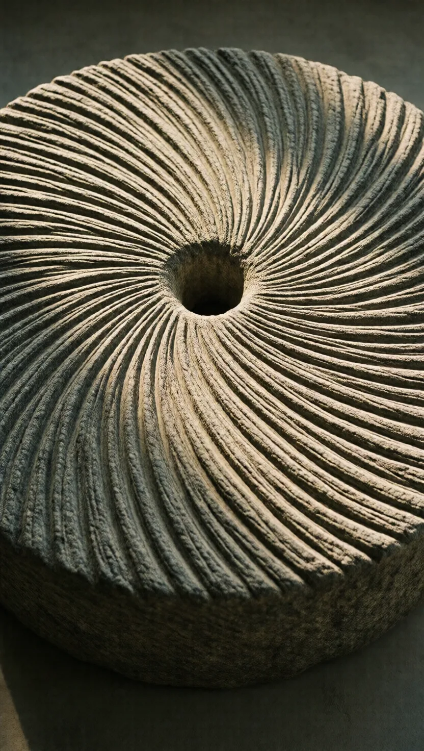 Millstones grind grain without ever touching