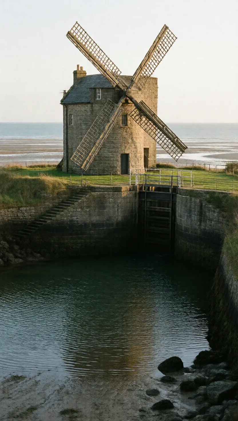 Some mills ran on the pull of the Moon