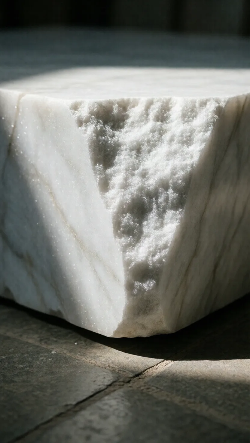 White marble is just limestone, cooked