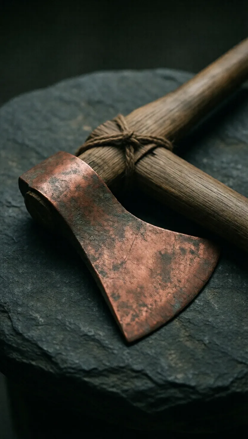 A 5,300-year-old iceman carried a copper axe