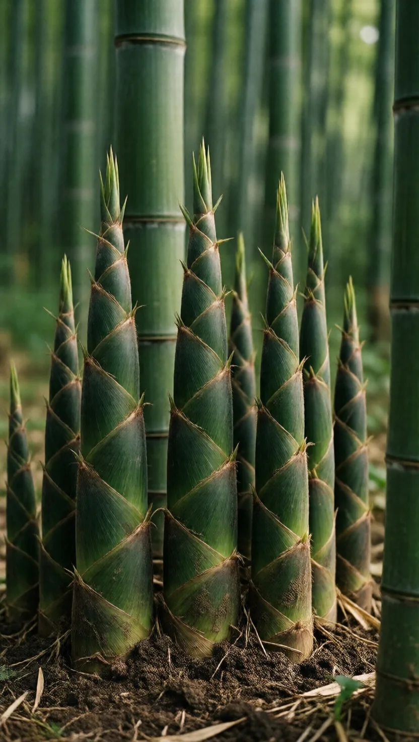 A bamboo cane is born as thick as it'll ever be