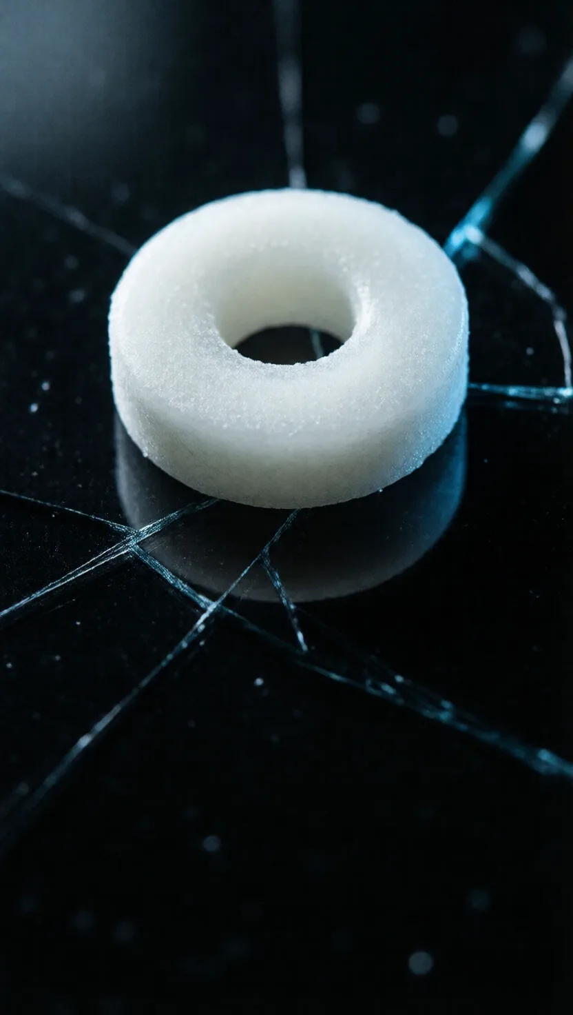 暗闇でこのミントを噛み砕くと、青く火花が散る