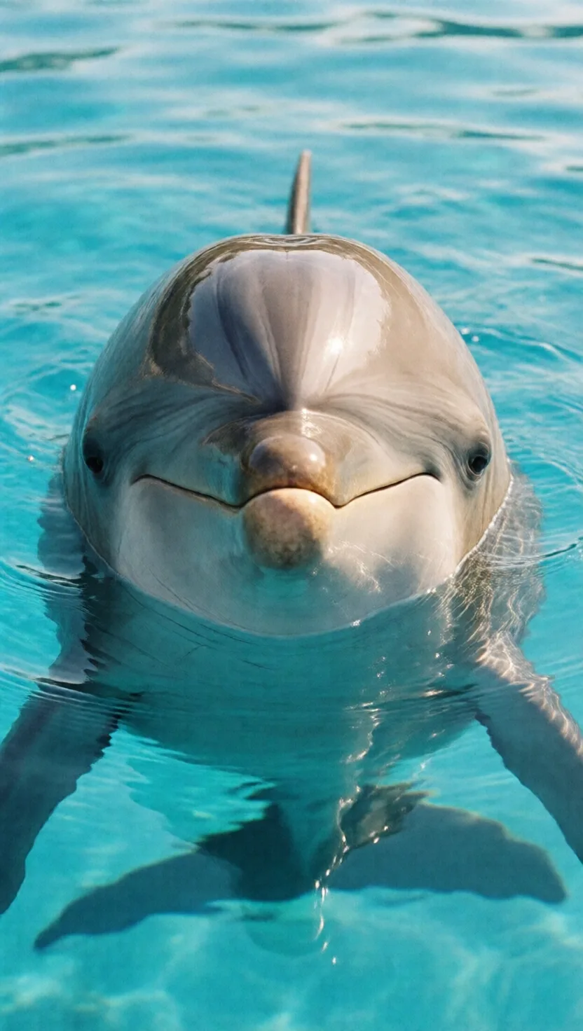 A dolphin listens with its jaw