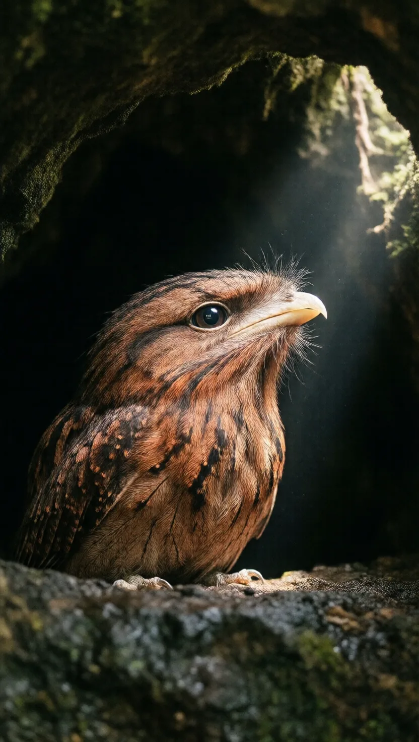 The bird that flies by clicks, not sight