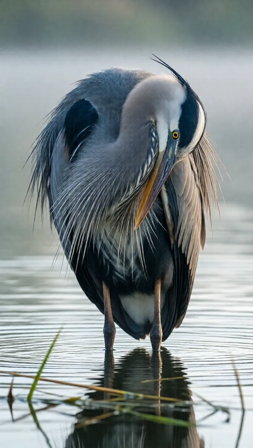 Some birds grow feathers that turn to dust