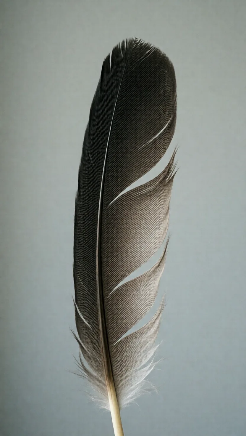 A feather's shape reveals if a bird could fly