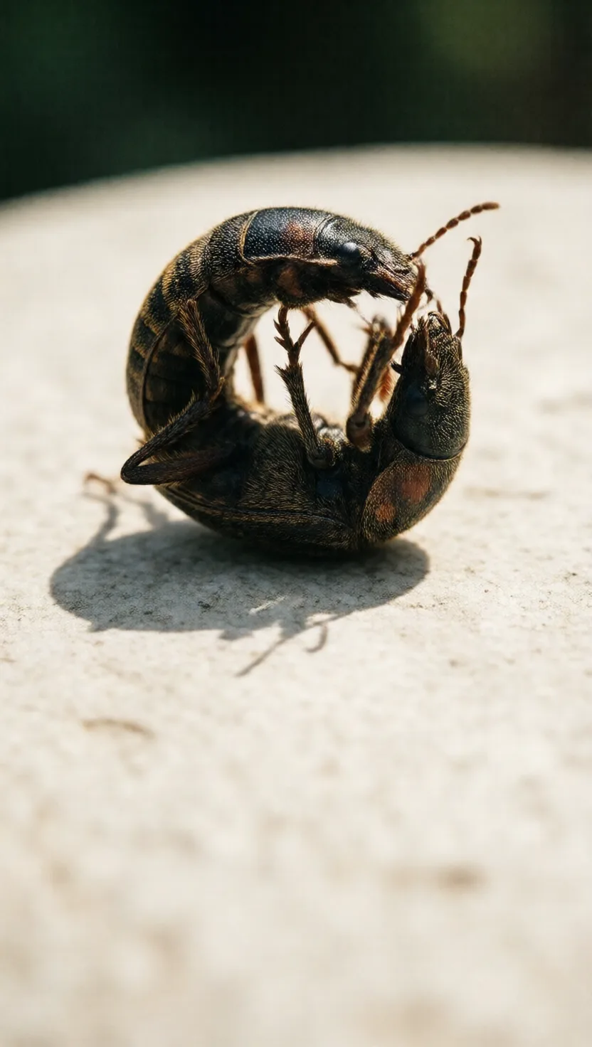 This beetle jumps with no legs, just a snap